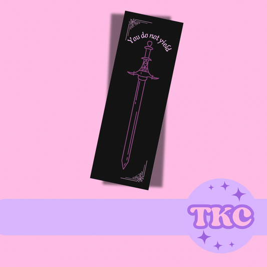 You Do Not Yield Bookmark