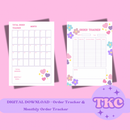 Digital Download - Printable Order Tracker Bundle